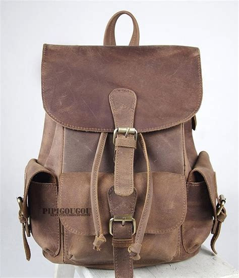vintage leather backpack womens leather backpack bagswish