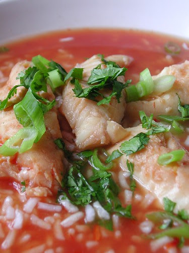 Poached Halibut