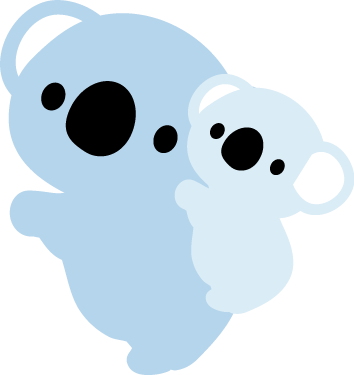 コアラのイラスト 無料イラスト フリー素材