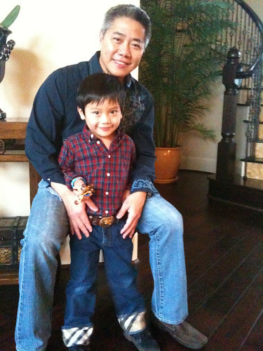Heading out to go to rodeo breakfast