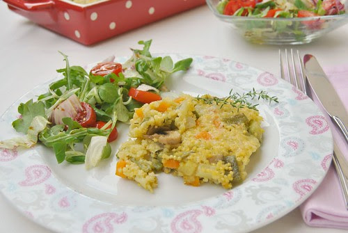 Millet and Vegetables au Gratin