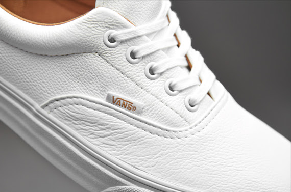 Mens Shoes - Vans Era - Premium Leather True White - VN 