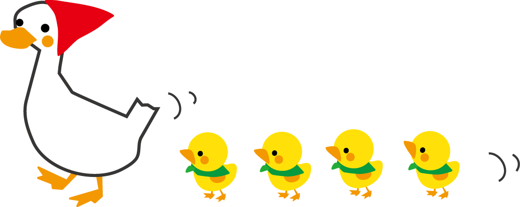 アヒル あひる イラスト 無料イラスト