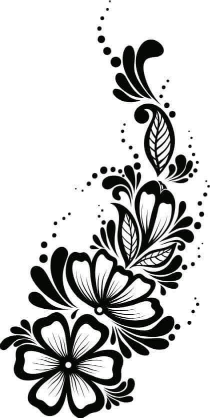 Printable stencil henna patterns, simple printable henna stencils. pin by fit preak on pattern design in 2020 flower drawing design