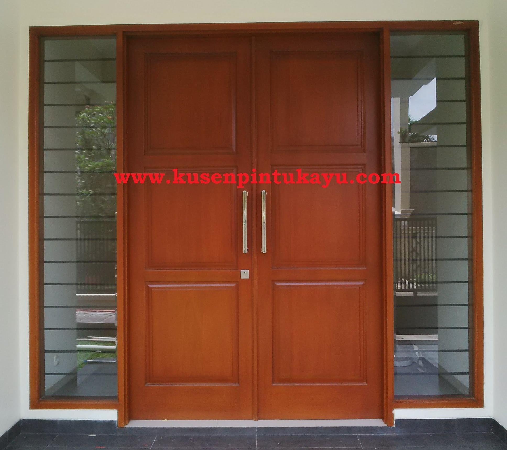 Pintu Kayu Pintu Panil Solid Minimalis PK Dwi Karya Mandiri
