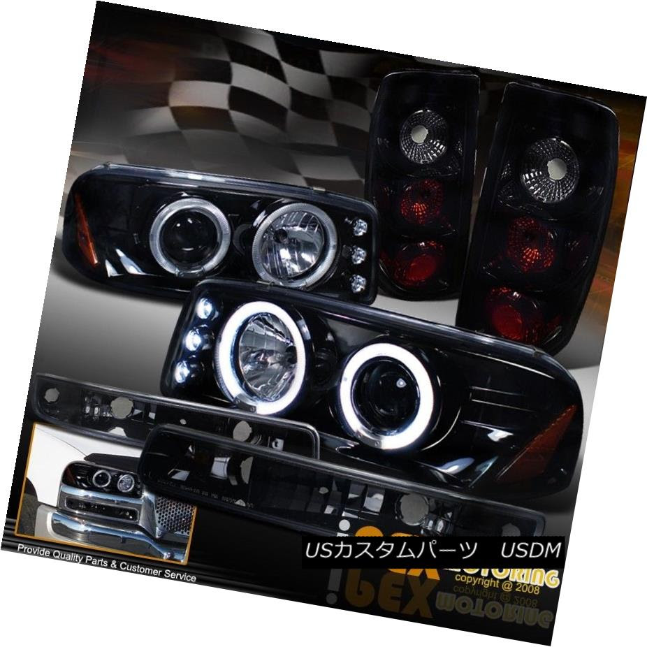 ヘッドライト Projector Shiny 04 06 Headlight Smoke オンライン Tail Set Sierra Black Gmc Dark Light 04 06 Gmcシエラプロジェクターシャイニーブラックヘッドライト ダークスモークテールライトセット World倉庫 店 車用品 バイク用品 車用品