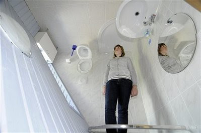 Alemania casa al revés baño