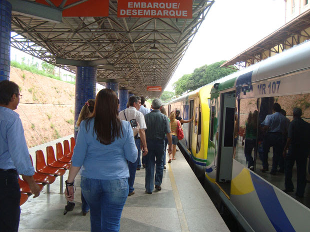 Metrô voltou a funcionar nesta quinta-feira em Teresina (Foto: Divulgação/Irina Coelho/CMTP)