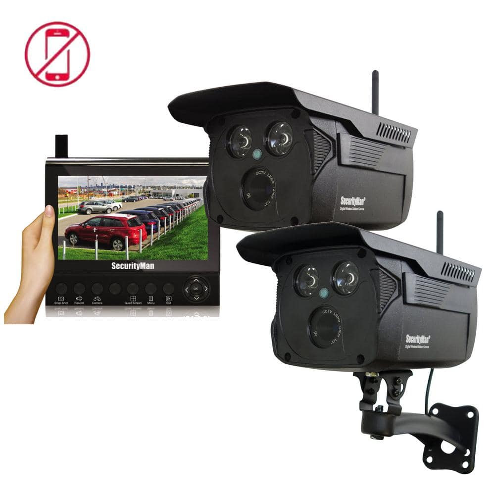 Home Depot SecurityMan Wireless 4-Channel Surveillance System on Sale for $247.49; Was $449.99