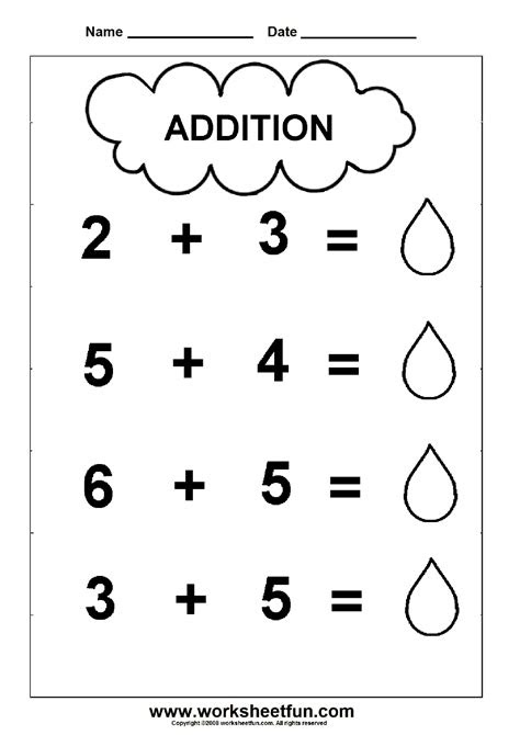 With the help of engaging math practice worksheets, you can make math fun and help your students develop their math skills. beginner addition 2 kindergarten addition worksheets free printable