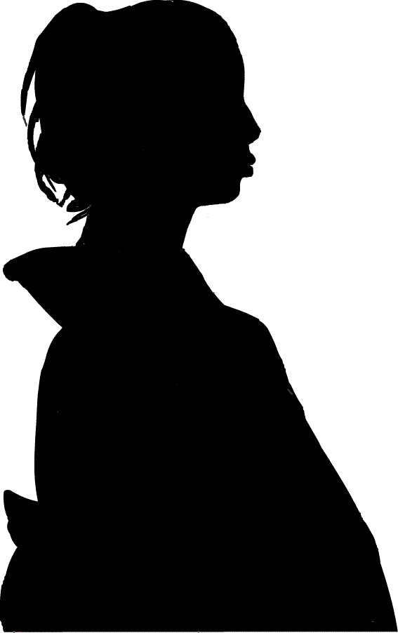 女性 横顔 イラスト 無料