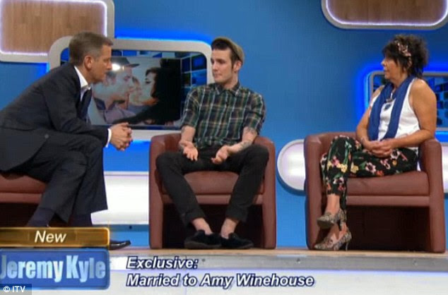 Family support: Blake was joined on the show by his mother Geraldine