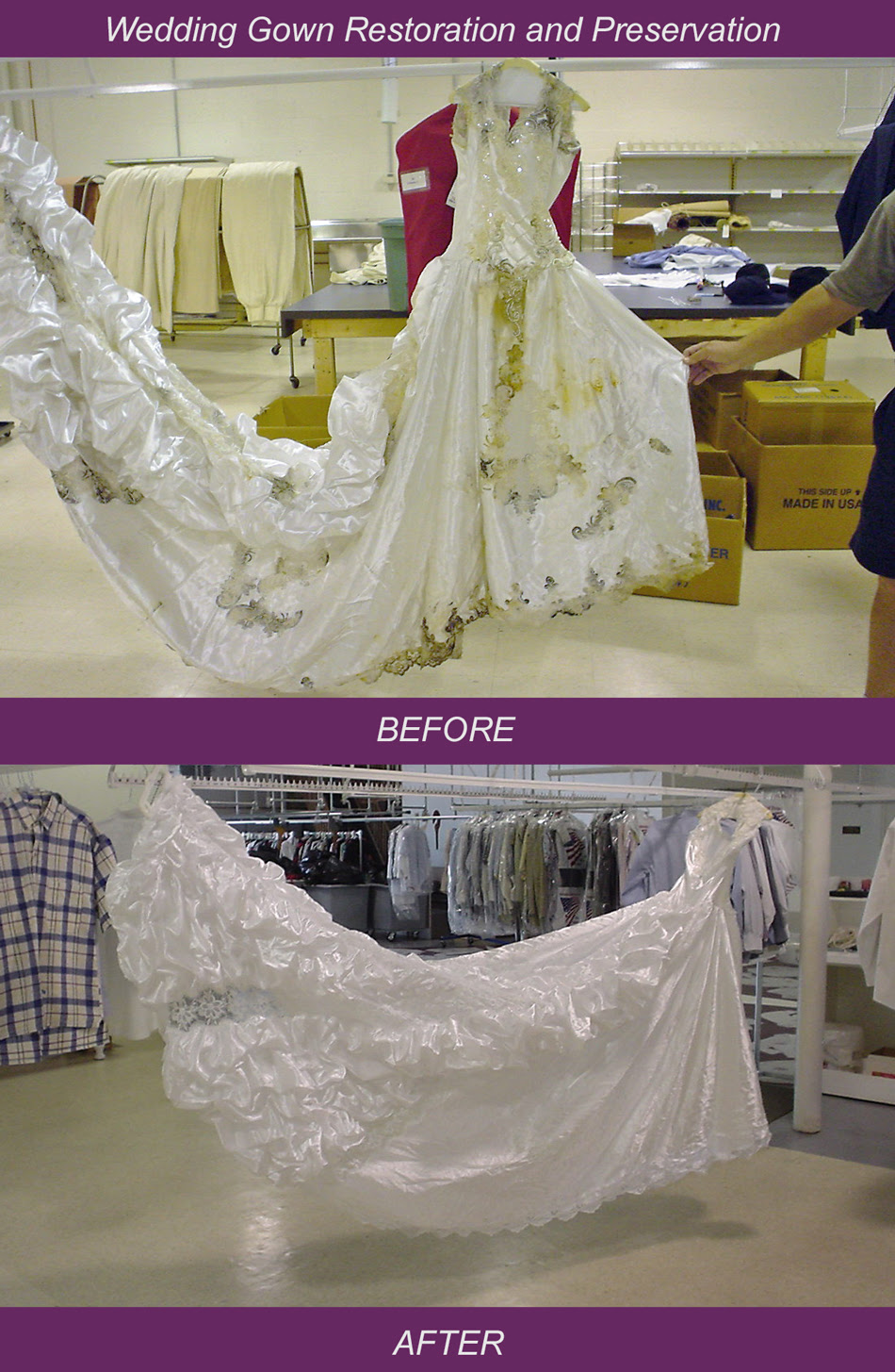 Wedding Gown Preservation and Restoration Wedding Gown Preservation and Restoration