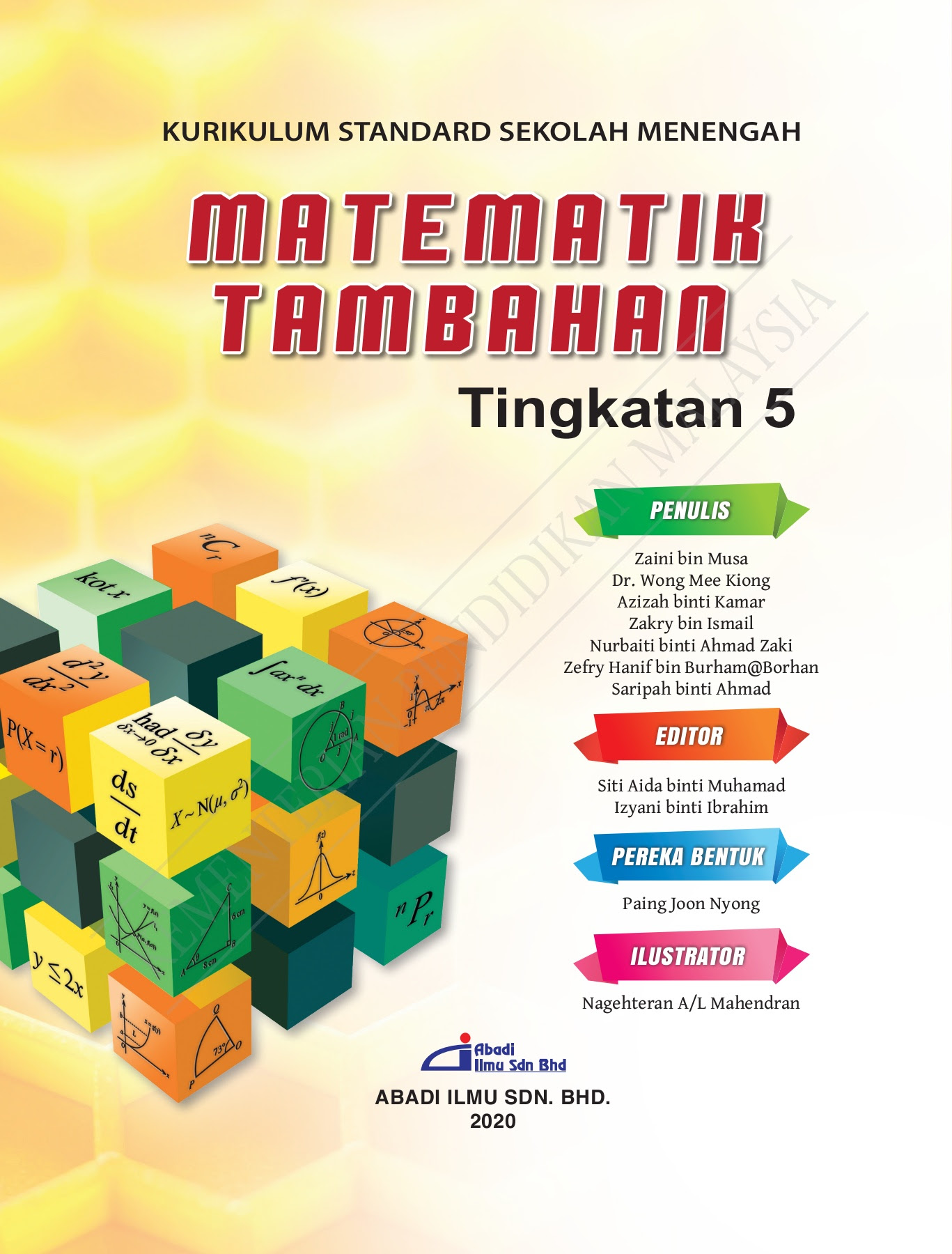Buku Teks Matematik Tambahan Tingkatan 5