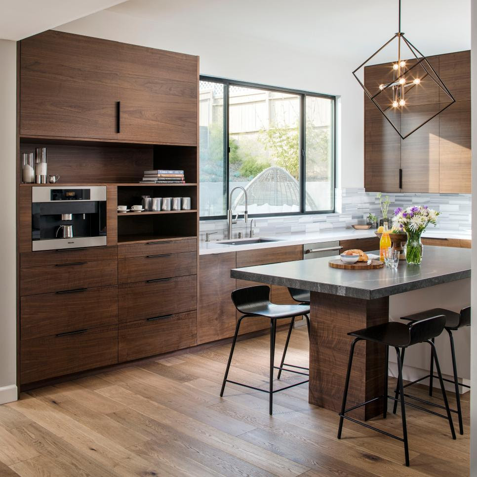 Modern Open Concept Kitchen Infused With Wood HGTV Faces Modern Open Concept Kitchen Infused With Wood HGTV Faces