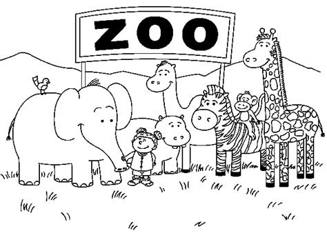  animal coloring pictures for kids