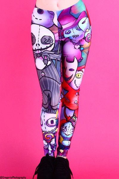 Nightmare and Voodoo's Before Christmas leggings