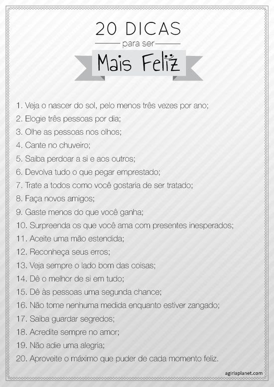 #happy #felicidade #poster #lista