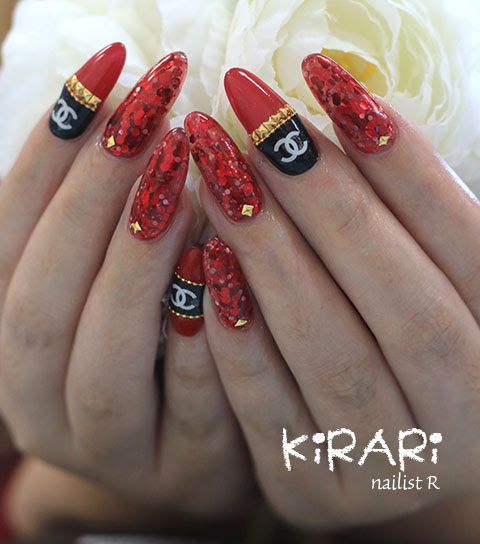 535 シャネルリップ ネイル 長野県辰野町ネイルサロン Kirari のcolorful Life