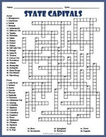 printable crossword puzzles for kids