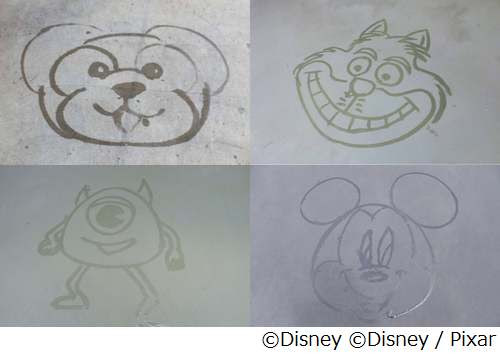 Tdl Tds 幻のアート は50種 雨上がりにキャストが描くサプライズ Narinari Com