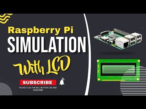Raspberry Pi simulation with LCD 16x2
