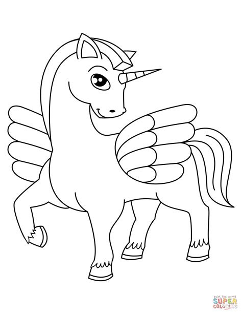 Stacy fisher is an expert on crafting, sewing, and frugal finds, sharing her knowledge of han. cute winged unicorn coloring page free printable coloring pages