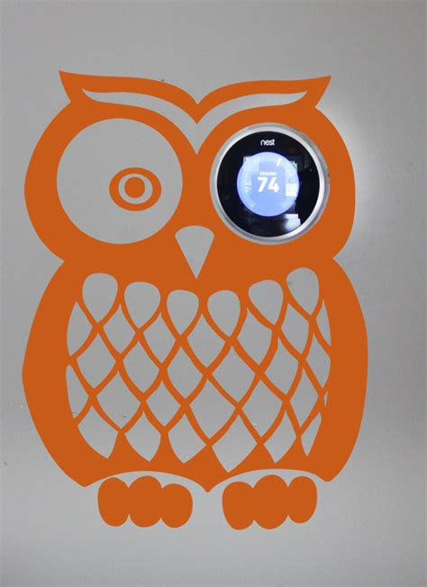 nest owl wall decal trading phrases