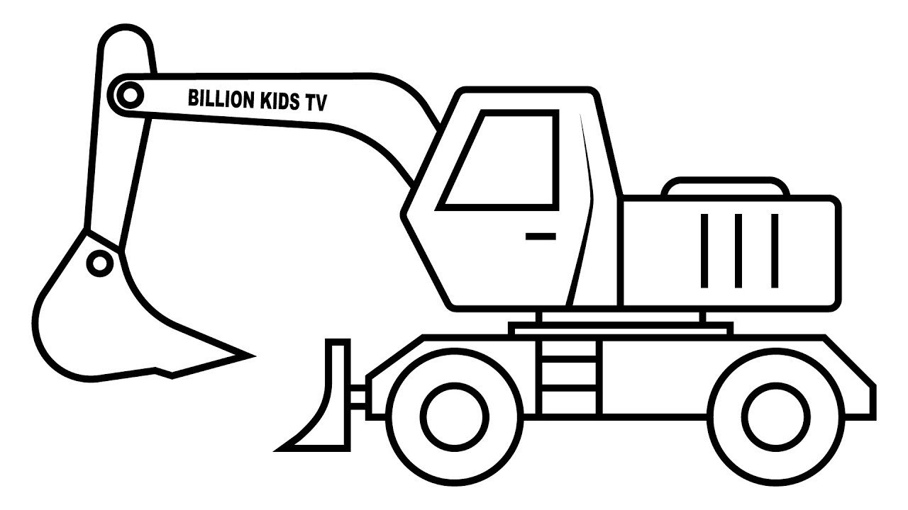 Download Apollinaire Leanna - Free Coloring Pages: Easy Excavator ...