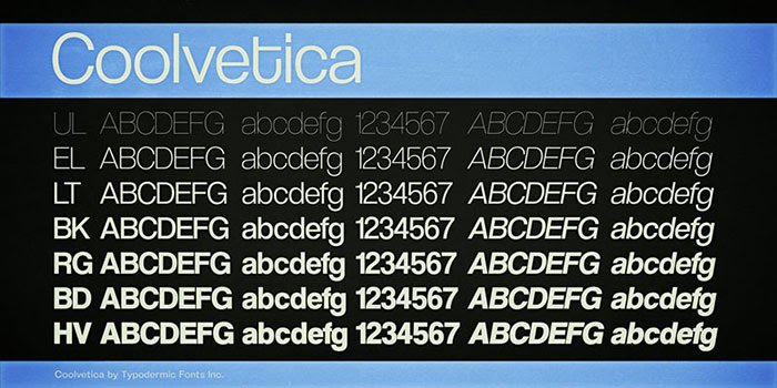 Download Coolvetica font