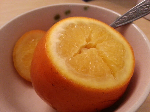 最後提供一種小偏方--鹽燉橙
