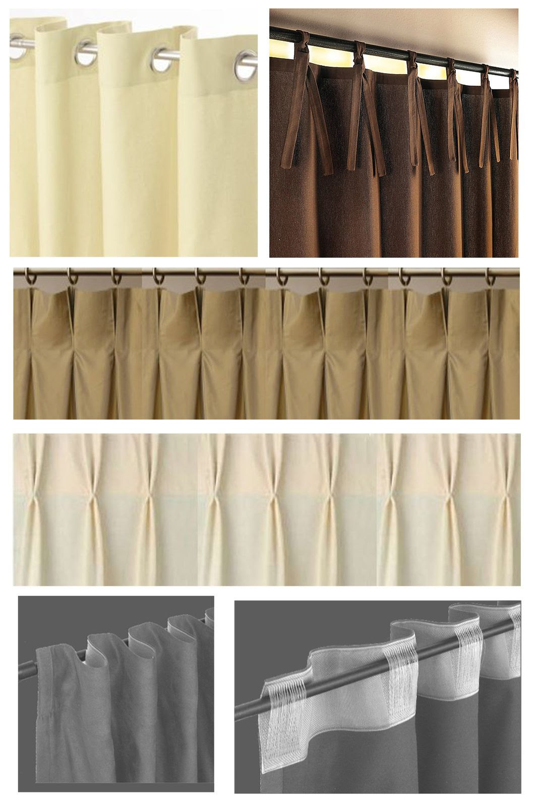 20+ LES FINITIONS DE RIDEAUX - Atelier Montmartre | Rideaux, Rideau fenetre