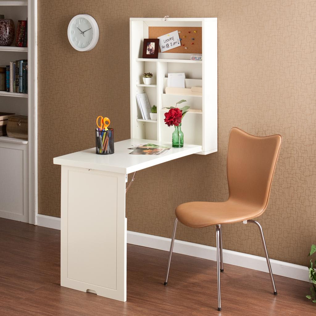 Amazon.com - SEI Black Fold-Out Convertible Desk - Home Office Desks