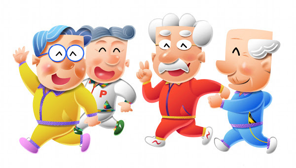 お年取り 老人 健康 ウオーキング 体操 イラスト Sports Box 楽天ブログ