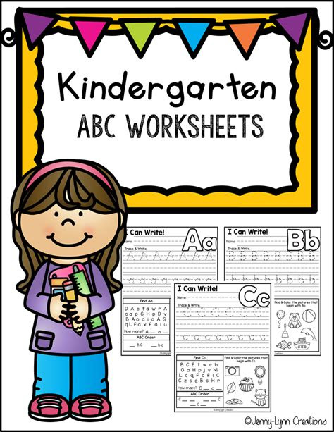  kindergarten abc worksheets made by teachers