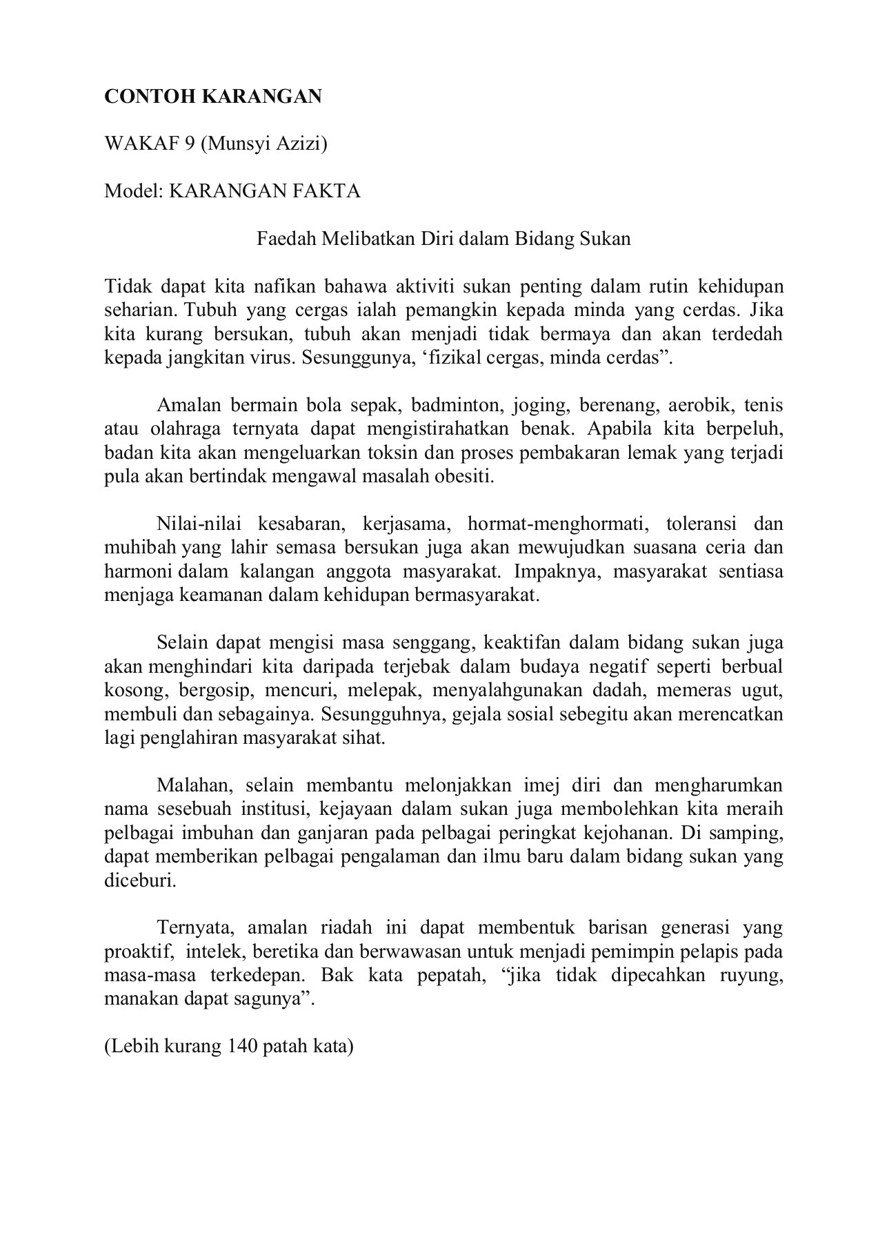 Karangan Bahasa Melayu Upsr Flip Ebook Pages 1 10 Anyflip Anyflip