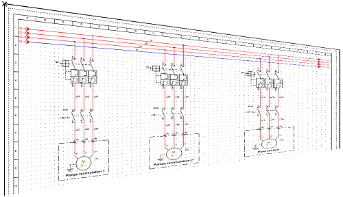 schéma câblage et branchement de tableau electrique: schema electrique