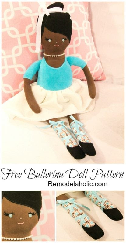 Free Ballerina Doll Pattern by @remodelaholic