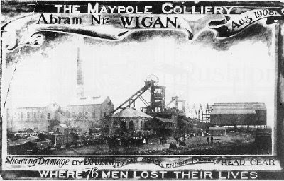 postcard condolence Colliery Maypole Wigan Disaster wiganworld :: Past, postcard condolence Colliery Maypole Wigan Disaster wiganworld :: Past,