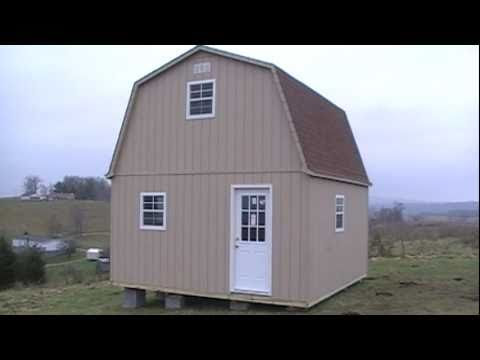 STORY BARN / CABIN / SHED - YouTube