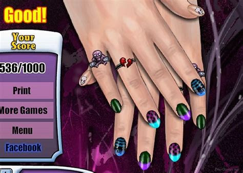 emo nail design