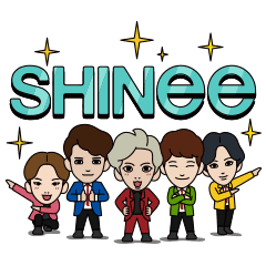 Shinee Lineクリエイターズスタンプ Lineで使えるスタンプを紹介 スタンプひろば