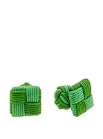 Ortiz & Reed Gemelos Multi-Color Knots Cufflinks (Verde)