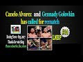 Canelo Alvarez and Gennady Golovkin has called for rematch -  LNBP10