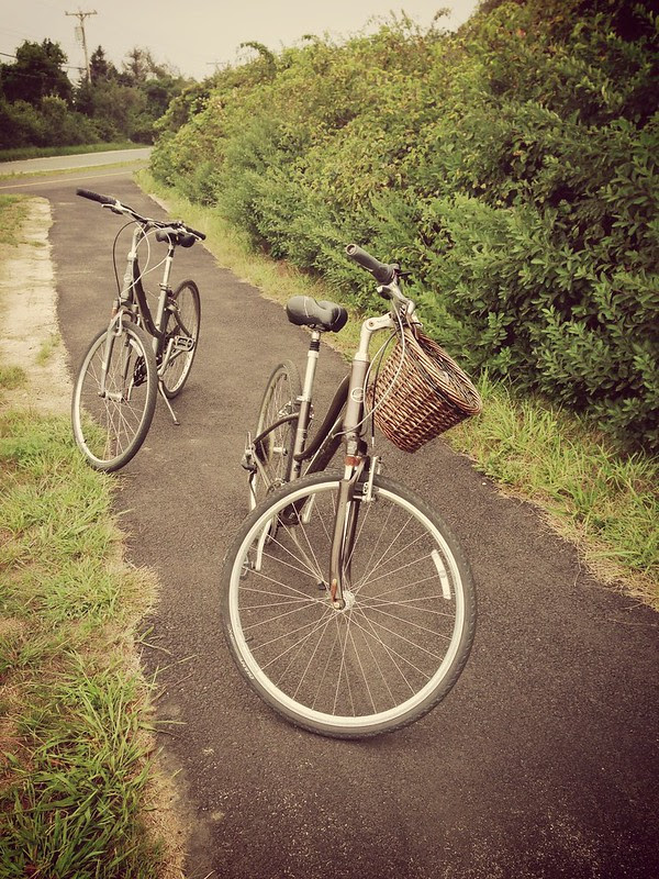 On Humock Pond Rd bike path to Cisco Brewers