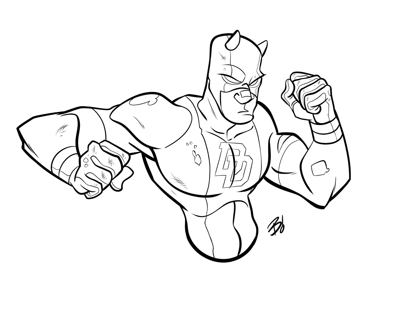 The best free Daredevil drawing images. Download from 77 ...