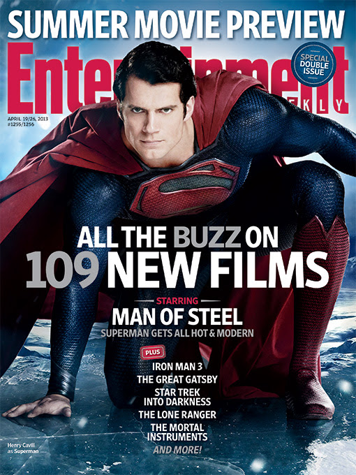 April 10, 2013: "Man of Steel" Cover for Entertainment Weekly Magazine