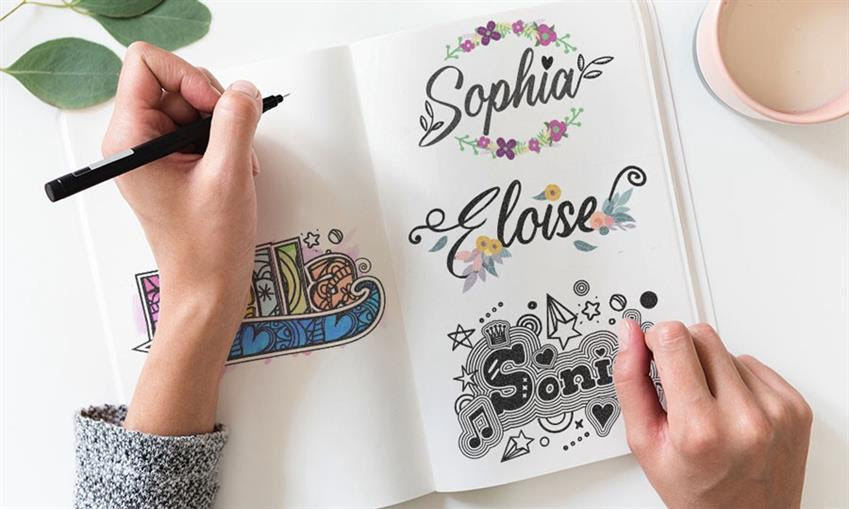 Name Design Create Name Art Online With Mockofun Photoshop Tutorial Psddude