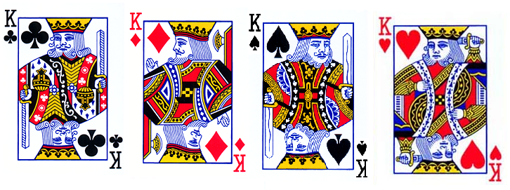 In a standard deck of playing cards, the King of Hearts is 