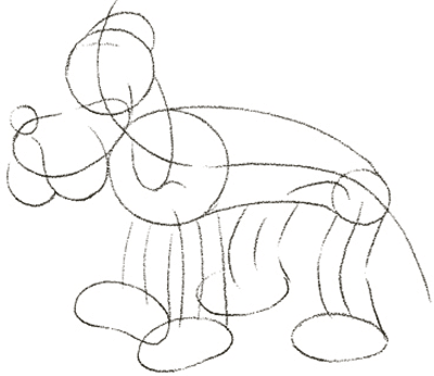 Cartoon+dog+with+droopy+